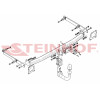 R-115 STEINHOF Фаркоп на Renault Scenic III 2009-2016. Требуется подрезка бампера. Тип шара: AV (вертикальное быстросъемное крепление шара на ключе). Нагрузки: 1400/75 кг, масса фаркопа 21,2 кг (без электрики в комплекте)