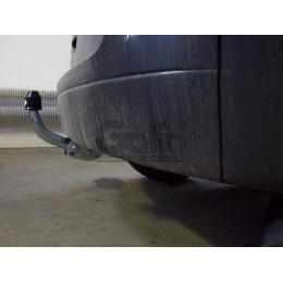 R016C GALIA Полностью оцинкованный фаркоп на Renault Scenic I 1996-2003. Тип шара: C (горизонтальный съемный). Установка без снятия и выреза бампера. Нагрузки