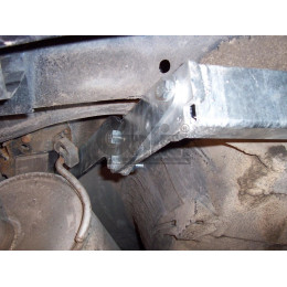 R016C GALIA Полностью оцинкованный фаркоп на Renault Scenic I 1996-2003. Тип шара: C (горизонтальный съемный). Установка без снятия и выреза бампера. Нагрузки