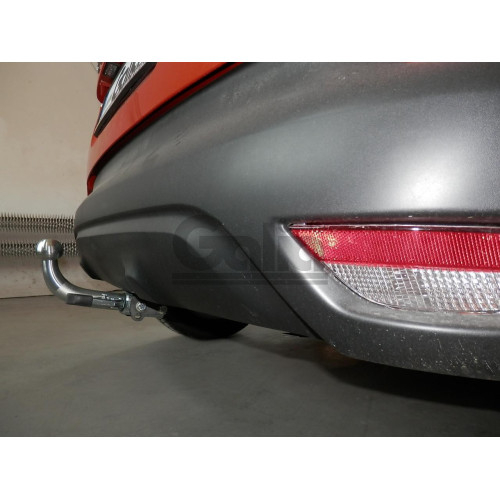 R091C GALIA Полностью оцинкованный фаркоп на Renault Captur 2013-2020 (Европейская версия). Тип шара: C (горизонтальный съемный). Установка без снятия и выреза бампера. Нагрузки: 1150/75 кг, масса фаркопа 12,47 кг