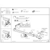 R099C GALIA Полностью оцинкованный фаркоп на Renault Scenic 2016-2022, Renault Grand Scenic 2016-2022. Подрозетник убирается за бампер. Тип шара: C (горизонтальный съемный). Установка без выреза бампера. Нагрузки: 2000/80 кг, масса фаркопа 21,07 кг