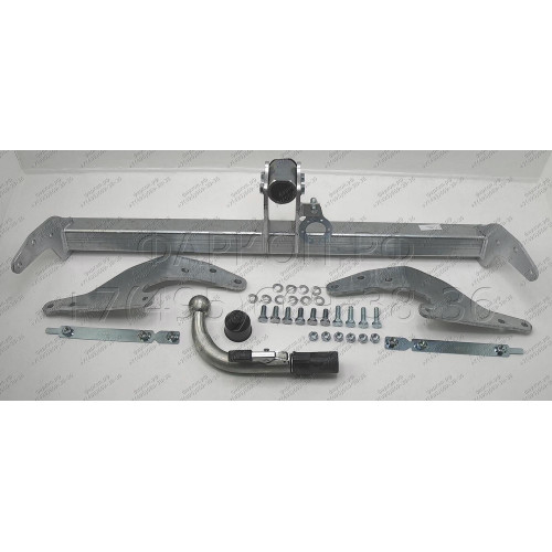 R099C GALIA Полностью оцинкованный фаркоп на Renault Scenic 2016-2022, Renault Grand Scenic 2016-2022. Подрозетник убирается за бампер. Тип шара: C (горизонтальный съемный). Установка без выреза бампера. Нагрузки: 2000/80 кг, масса фаркопа 21,07 кг