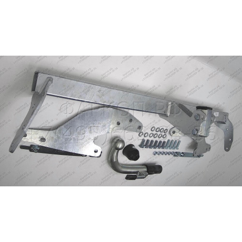 R099C GALIA Полностью оцинкованный фаркоп на Renault Scenic 2016-2022, Renault Grand Scenic 2016-2022. Подрозетник убирается за бампер. Тип шара: C (горизонтальный съемный). Установка без выреза бампера. Нагрузки: 2000/80 кг, масса фаркопа 21,07 кг