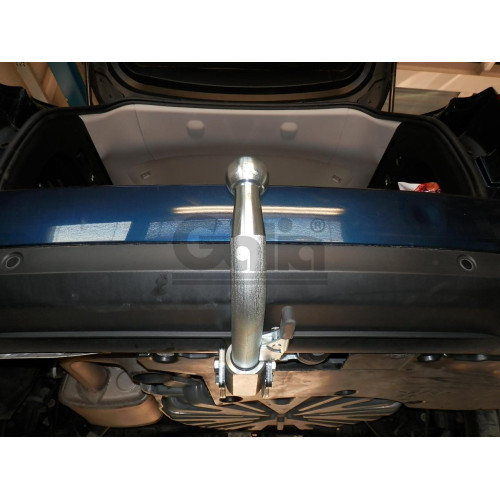 R102C GALIA Полностью оцинкованный фаркоп на Renault Talisman универсал 2016-2022. Подрозетник убирается за бампер. Тип шара: C (горизонтальный съемный). Невидимый вырез бампера. Нагрузки: 2000/80 кг, масса фаркопа 23,37 кг