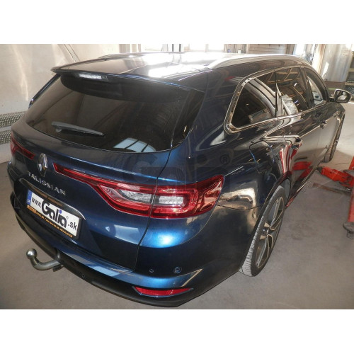 R102C GALIA Полностью оцинкованный фаркоп на Renault Talisman универсал 2016-2022. Подрозетник убирается за бампер. Тип шара: C (горизонтальный съемный). Невидимый вырез бампера. Нагрузки: 2000/80 кг, масса фаркопа 23,37 кг
