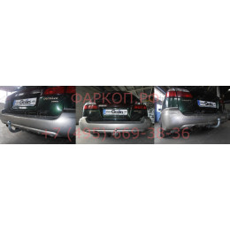 S047A GALIA Полностью оцинкованный фаркоп на Subaru Legacy Station Wagon (BE/BH) и Subaru Outback 4WD 1999-2003. Тип шара: A. Невидимый вырез бампера. Нагрузки: 1800/75 кг, масса ф