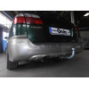 S047A GALIA Полностью оцинкованный фаркоп на Subaru Legacy Station Wagon (BE/BH) и Subaru Outback 4WD 1999-2003. Тип шара: A. Невидимый вырез бампера. Нагрузки: 1800/75 кг, масса фаркопа 17 кг