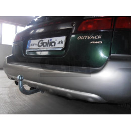 S047A GALIA Полностью оцинкованный фаркоп на Subaru Legacy Station Wagon (BE/BH) и Subaru Outback 4WD 1999-2003. Тип шара: A. Невидимый вырез бампера. Нагрузки: 1800/75 кг, масса ф