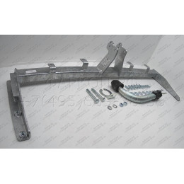 S047A GALIA Полностью оцинкованный фаркоп на Subaru Legacy Station Wagon (BE/BH) и Subaru Outback 4WD 1999-2003. Тип шара: A. Невидимый вырез бампера. Нагрузки: 1800/75 кг, масса ф