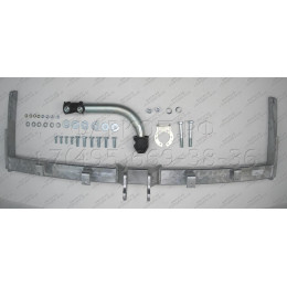 S047A GALIA Полностью оцинкованный фаркоп на Subaru Legacy Station Wagon (BE/BH) и Subaru Outback 4WD 1999-2003. Тип шара: A. Невидимый вырез бампера. Нагрузки: 1800/75 кг, масса ф