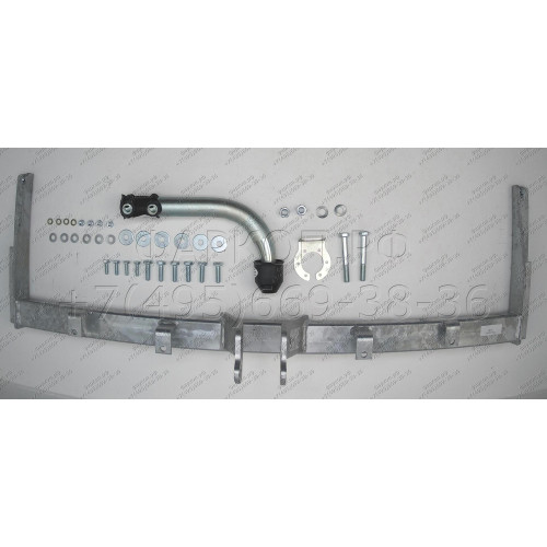 S047A GALIA Полностью оцинкованный фаркоп на Subaru Legacy Station Wagon (BE/BH) и Subaru Outback 4WD 1999-2003. Тип шара: A. Невидимый вырез бампера. Нагрузки: 1800/75 кг, масса фаркопа 17 кг