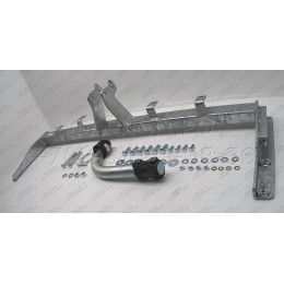 S047A GALIA Полностью оцинкованный фаркоп на Subaru Legacy Station Wagon (BE/BH) и Subaru Outback 4WD 1999-2003. Тип шара: A. Невидимый вырез бампера. Нагрузки: 1800/75 кг, масса ф