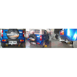 S050C GALIA Полностью оцинкованный фаркоп на Suzuki Jimny 1998-2018. Тип шара: C (горизонтальный съемный). Установка без снятия и выреза бампера. Нагрузки: 14