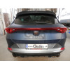 S119C GALIA Полностью оцинкованный фаркоп на Skoda Karoq 2018-, SEAT Ateca 2016-, Cupra Ateca 2016-, Cupra Formentor 2016-. Тип шара: C (горизонтальный съемный). Невидимый вырез бампера. Нагрузки: 2500/100 кг, масса фаркопа 15,87 кг