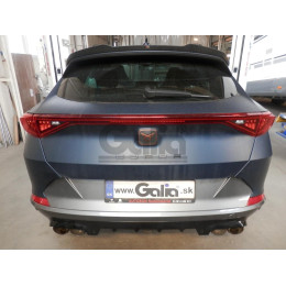 S119C GALIA Полностью оцинкованный фаркоп на Skoda Karoq 2018-, SEAT Ateca 2016-, Cupra Ateca 2016-, Cupra Formentor 2016-. Тип шара: C (горизонтальный съемный). Невидимый вырез бам