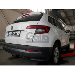 S119C GALIA Полностью оцинкованный фаркоп на Skoda Karoq 2018-, SEAT Ateca 2016-, Cupra Ateca 2016-, Cupra Formentor 2016-. Тип шара: C (горизонтальный съемный). Невидимый вырез бам