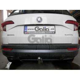 S119C GALIA Полностью оцинкованный фаркоп на Skoda Karoq 2018-, SEAT Ateca 2016-, Cupra Ateca 2016-, Cupra Formentor 2016-. Тип шара: C (горизонтальный съемный). Невидимый вырез бам