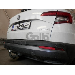 S119C GALIA Полностью оцинкованный фаркоп на Skoda Karoq 2018-, SEAT Ateca 2016-, Cupra Ateca 2016-, Cupra Formentor 2016-. Тип шара: C (горизонтальный съемный). Невидимый вырез бам