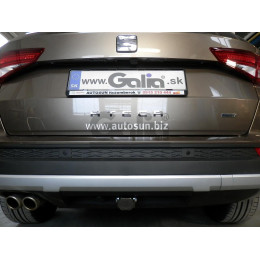 S119C GALIA Полностью оцинкованный фаркоп на Skoda Karoq 2018-, SEAT Ateca 2016-, Cupra Ateca 2016-, Cupra Formentor 2016-. Тип шара: C (горизонтальный съемный). Невидимый вырез бам