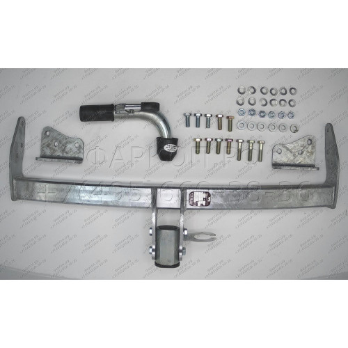 S129C GALIA Полностью оцинкованный фаркоп на SsangYong Actyon 2011-2016. Тип шара: C (горизонтальный съемный). Установка без снятия и выреза бампера. Нагрузки: 2000/100 кг, масса фаркопа 17,97 кг