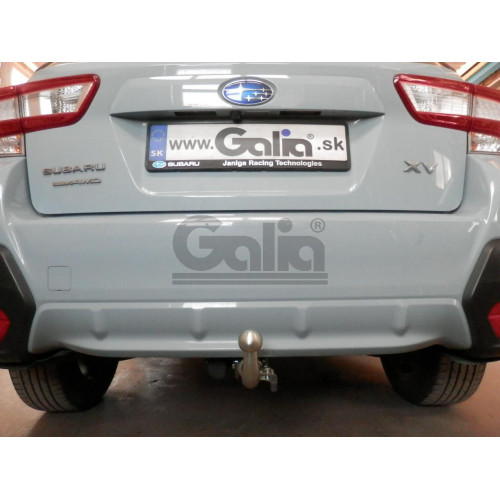 S144C GALIA Полностью оцинкованный фаркоп на Subaru XV 2017-2022. Подрозетник убирается за бампер. Тип шара: C (горизонтальный съемный). Установка без выреза бампера. Нагрузки: 1600/90 кг, масса фаркопа 17,87 кг