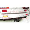 S202-A Лидер-плюс ТСУ для SsangYong Musso 1993-2000, Tagaz Road Partner 2008-2011 без снятия и выреза бампера. Нагрузки: 1500/75 кг, масса фаркопа 18,76 кг (без электрики в комплекте)