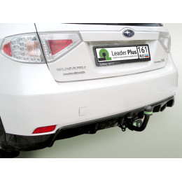 S304-A Лидер-плюс ТСУ для Subaru Impreza G3 2007-2011. Требуется подрезка бампера. Нагрузки: 1200/75 кг, масса фаркопа 14 кг (без электрики в комплекте)