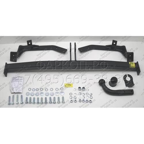 T-094 STEINHOF Фаркоп на Toyota Avensis Verso 2001-2006, Toyota Ipsum 2001-2009. Требуется подрезка бампера. Тип шара: A. Нагрузки: 1750/75 кг, масса фаркопа 17,95 кг (без электрики в комплекте)