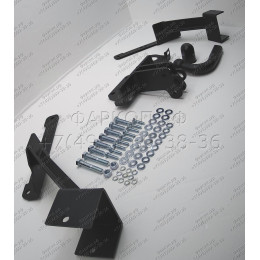 T-168 STEINHOF Фаркоп на Toyota Land Cruiser Prado 150 2009-2023, Lexus GX460 2009-2023. Требуется подрезка бампера. Тип шара: A. Нагрузки: 3000/120 кг, масса фаркопа 13,2 кг (без элек