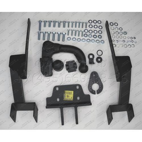 T-169 STEINHOF Фаркоп на Toyota Land Cruiser Prado 150 2009-2023, Lexus GX460 2009-2023. Требуется подрезка бампера. Тип шара: AV (вертикальное быстросъемное крепление шара на ключе). Нагрузки: 3000/120 кг, масса фаркопа 14,75 кг (без электрики в комплект