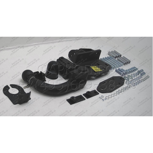 T-172 STEINHOF Фаркоп на Toyota Land Cruiser 200 2008-2021, Lexus LX 2008-2021. Требуется подрезка бампера. Тип шара: AV (вертикальное быстросъемное крепление шара на ключе). Нагрузки: 3500/140 кг, масса фаркопа 13,45 кг (без электрики в комплекте)