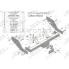 T-GAZ-01FC TAVIALS ТСУ со съемным шаром для ГАЗ Газель 2705 (без снятия запасного колеса) 1994-2008 без снятия и выреза бампера. Нагрузки: 1000/75 кг, масса фаркопа 16,76 кг, требуется 6 сверлений (без электрики в комплекте)