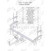 T-VAZ-18A TAVIALS ТСУ со съемным шаром для ВАЗ 2123 Chevrolet Niva / Шевроле Нива / Шнива 1999-2020, Lada Niva 2020-2021, Lada Niva Travel 2021- без снятия и выреза бампера. Нагрузки: 750/75 кг, масса фаркопа 13,24 кг, требуется 4 сверления (без электрики