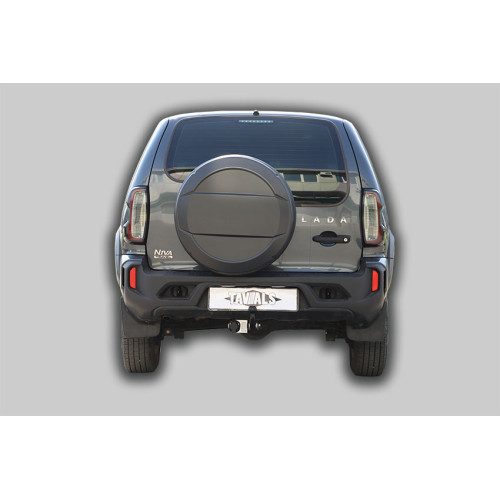 T-VAZ-18A TAVIALS ТСУ со съемным шаром для ВАЗ 2123 Chevrolet Niva / Шевроле Нива / Шнива 1999-2020, Lada Niva 2020-2021, Lada Niva Travel 2021- без снятия и выреза бампера. Нагрузки: 750/75 кг, масса фаркопа 13,24 кг, требуется 4 сверления (без электрики