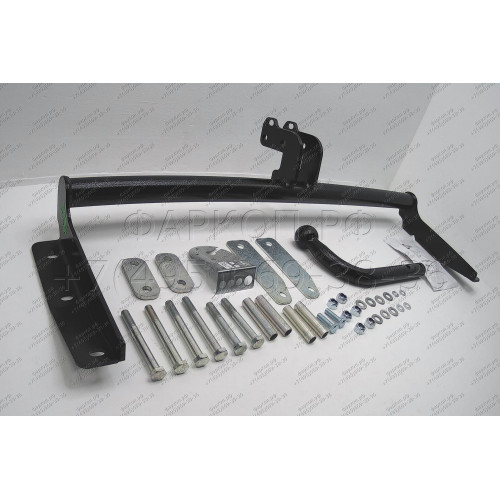 T-VAZ-18A TAVIALS ТСУ со съемным шаром для ВАЗ 2123 Chevrolet Niva / Шевроле Нива / Шнива 1999-2020, Lada Niva 2020-2021, Lada Niva Travel 2021- без снятия и выреза бампера. Нагрузки: 750/75 кг, масса фаркопа 13,24 кг, требуется 4 сверления (без электрики