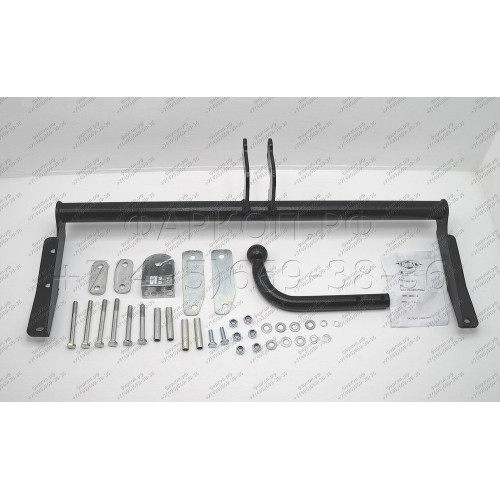 T-VAZ-18A TAVIALS ТСУ со съемным шаром для ВАЗ 2123 Chevrolet Niva / Шевроле Нива / Шнива 1999-2020, Lada Niva 2020-2021, Lada Niva Travel 2021- без снятия и выреза бампера. Нагрузки: 750/75 кг, масса фаркопа 13,24 кг, требуется 4 сверления (без электрики