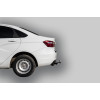 T-VAZ-41E TAVIALS ТСУ для Lada Vesta седан 2015-2022 без выреза бампера. Тип шара: E. Нагрузки: 1200/100 кг, масса фаркопа 12,8 кг (без электрики в комплекте)