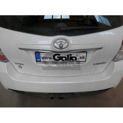 T063C GALIA Полностью оцинкованный фаркоп на Toyota Verso 2009-2013, 2013-2018. Тип шара: C (горизонтальный съемный). Установка без снятия и выреза бампера. Нагрузки: 1500/60 кг, масса фаркопа 15,87 кг