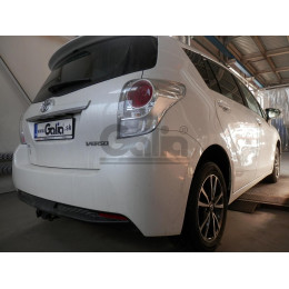 T063C GALIA Полностью оцинкованный фаркоп на Toyota Verso 2009-2013, 2013-2018. Тип шара: C (горизонтальный съемный). Установка без снятия и выреза бампера. Нагр