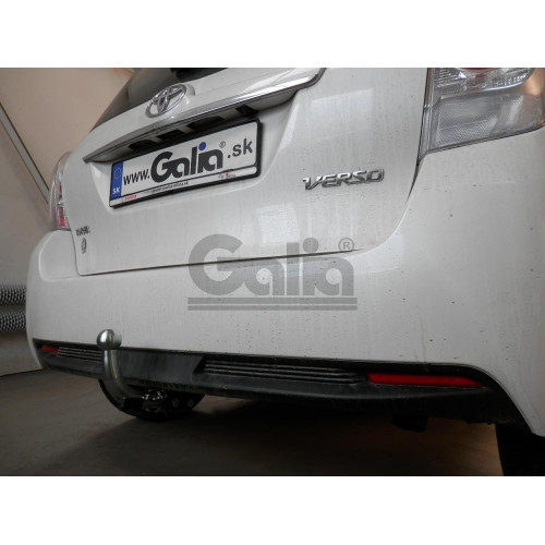 T063C GALIA Полностью оцинкованный фаркоп на Toyota Verso 2009-2013, 2013-2018. Тип шара: C (горизонтальный съемный). Установка без снятия и выреза бампера. Нагрузки: 1500/60 кг, масса фаркопа 15,87 кг