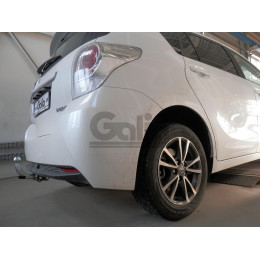 T063C GALIA Полностью оцинкованный фаркоп на Toyota Verso 2009-2013, 2013-2018. Тип шара: C (горизонтальный съемный). Установка без снятия и выреза бампера. Нагр