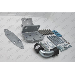 T070A GALIA Полностью оцинкованный фаркоп на Toyota Land Cruiser 200 2008-2021, Lexus LX 2008-2021. Тип шара: A. Невидимый вырез бампера. Нагрузки: 3500/140 кг, масса фаркопа 7