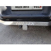 TCU00023N ТСС Фаркоп на Toyota Hilux 2015-, в т.ч. Exclusive 2018-, в т.ч. Black Onyx 2020- без подрезки бампера. Тип шара: E (шаровый узел под американский квадрат с нержавеющим шаром). Нагрузки: 2500/100 кг