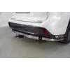 TCU00172 ТСС Фаркоп с нерж. накладкой на Toyota Highlander 2020- без подрезки бампера. Тип шара: E (шаровый узел под американский квадрат). Нагрузки: 1500/100 кг