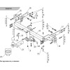TCU00177 ТСС Фаркоп на Hyundai Santa Fe 2021-2023. Требуется подрезка бампера. Тип шара: E (шаровый узел под американский квадрат). Нагрузки: 1500/80 кг