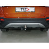 TCU00303 ТСС Фаркоп на Volkswagen Taos 2021-. Требуется подрезка бампера. Тип шара: E (шаровый узел под американский квадрат). Нагрузки: 1500/75 кг