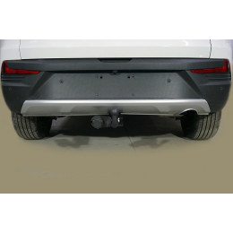TCU00341 ТСС Фаркоп оцинкованный на JAC JS4 2022-, Москвич 3 2022-. Требуется подрезка бампера. Тип шара: A. Нагрузки: 1000/75 кг