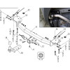 TCU00369 ТСС Фаркоп на Changan CS75 Plus 2WD 1.5T 2023-. Тип шара: E (шаровый узел под американский квадрат). Нагрузки: 750/50 кг