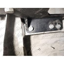 H.T56.A HALTY Фаркоп на Toyota Hiace H200 2004-2017, Toyota Regius Ace широкий кузов левый и правый руль 2005-2020 без подрезки бампера. Тип шара: A. Нагрузки: 1200/75 кг, масса 