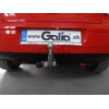 V042C GALIA Полностью оцинкованный фаркоп на Volkswagen Polo IV 2001-2009. Особенности: колесная база 2465 мм. Тип шара: C (горизонтальный съемный). Подрезка бампера. Нагрузки: 1200/60 кг, масса фаркопа 14,85 кг